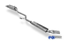 Fox Sportuitlaat BMW E28 520i zonder katalysator, voor- en achterdemper - 2x63 Type 12 (voordemper met stekkerverbinding)