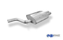 Fox Sportuitlaat BMW E60/61 - 520i/ 523i/ 525i/ 530i Achterdemper - 2x76 Type 10