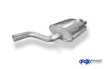 Fox Sportuitlaat BMW E60/61 - 520i/ 523i/ 525i/ 530i Achterdemper - 2x76 Type 13