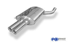 Fox Sportuitlaat BMW E60/61 - 520i/ 523i/ 525i/ 530i Achterdemper - 2x76 Type 13