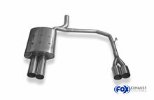 Fox Sportuitlaat BMW E60/61 - 520i/ 523i/ 525i/ 530i Achterdemper, rechter/linker uitlaat - 2x90 Type 10 rechts/links M5-look