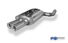 Fox Sportuitlaat BMW E60/61 540i 545i Achterdemper - 2x90 Type 13