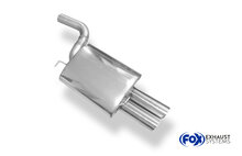 Fox Sportuitlaat BMW E60/61 540i 545i Achterdemper - 2x90 Type 25