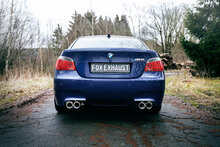 Fox Sportuitlaat BMW E60 M5 achterdemper rechts/links - 2x90 type 25 rechts/links