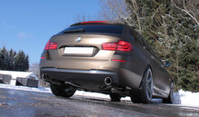 Fox Sportuitlaat BMW F11 535d Achterdemper rechts/links enkele uitlaat - 1x100 Type 25 rechts/links