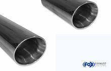 Fox Sportuitlaat BMW F11 535d Achterdemper rechts/links enkele uitlaat - 1x100 Type 25 rechts/links