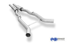 Fox Sportuitlaat BMW F10 550i voordemper rechts/links