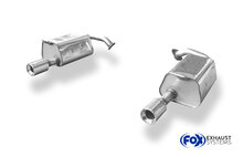 Fox Sportuitlaat Mazda 6 Facelift Achterdemper, Rechts/Links Uitlaat, Enkele Doorstroming - 1x90 Type 13 Rechts/Links