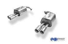 Fox Sportuitlaat Mazda 6 Facelift Achterdemper Rechts/Links Uitlaat - 2x80 Type 13 Rechts/Links