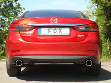 Fox Sportuitlaat Mazda 6 - GJ Sedan Achterdemper Dwarsuitlaat Rechts/Links - 1x100 Type 16 Rechts/Links