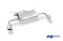 Fox Sportuitlaat Mazda 6 - GJ Estate Achterdemper Dwarsuitlaat Rechts/Links - 115x85 Type 38 Rechts/Links