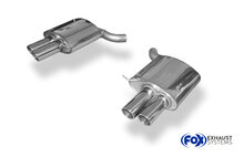 Fox Sportuitlaat BMW F12/F13/F06 - 640i met M-pakket Achterdemper rechts/links - 2x90 Type 16 rechts/links
