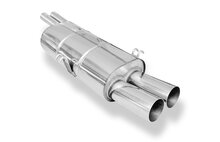 Fox Sportuitlaat BMW E32 730i/ 735i/ 740i/ 740iL/ 750i/ 750iL Achterdemper &Oslash;2x63,5mm incl. montagemateriaal - 2x76 Type 10