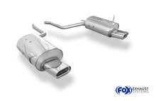 Fox Sportuitlaat BMW E38 730i/ 735i/ 740i - Zonder bumperuitsparing, achterdemper rechts/links - 160x80 Type 53 rechts/links