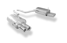 Fox Sportuitlaat BMW E38 730i/ 735i/ 740i - Met bumperuitsparing, achterdemper rechts/links - 2x90 Type 13 rechts/links