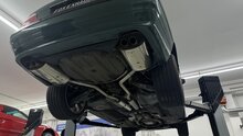 Fox Sportuitlaat BMW E38 730i/ 735i/ 740i Achterdemper rechts/links - 2x63 Type 28 rechts/links (buigt naar beneden achter de demper)
