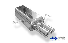 Fox Sportuitlaat Audi 80 Type B4 Sedan &amp; Avant Achterdemper &Oslash;63,5 mm - 2x76 Type 13