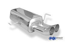 Fox Sportuitlaat Audi 80 Type B4 Sedan &amp; Avant Achterdemper &Oslash;63,5mm - 2x76 Type 18