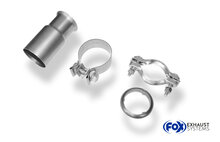 Fox Sportuitlaat Audi 80 Type B4 Sedan &amp; Avant Achterdemper &Oslash;63,5 mm - 135x80 Type 53