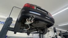 Fox Sportuitlaat Audi S2 B4 achterdemper 76 mm - 2x80 type 25