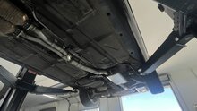 Fox Sportuitlaat Audi S2 B4 achterdemper 76 mm, voordemper en Y-verbindingspijp - 2x80 type 25