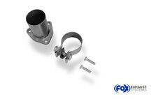 Fox Sportuitlaat Audi 80/90 Type 81 voordemper (voor modellen zonder katalysator)