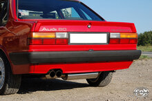 Fox Sportuitlaat Audi 80/90 Type 85 quattro Facelift Achterdemper - 2x76 Type 14