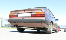 Fox Sportuitlaat Audi 80/90 Type 85 quattro pre-facelift achterdemper - 2x76 Type 14