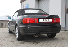 Fox Sportuitlaat Audi 80/90 - Type 89, B3 Sedan/Coup&eacute;/ 80 B4 - Cabriolet Achterdemper - 2x76 Type 10