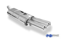 Fox Sportuitlaat Audi 80/90 - Type 89, B3 Sedan/Coup&eacute;/ 80 B4 - Cabriolet Achterdemper - 2x76 Type 13