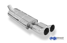 Fox Sportuitlaat Audi 80/90 - Type 89, B3 Sedan/Coup&eacute;/ 80 B4 - Cabriolet Achterdemper - 2x76 Type 18