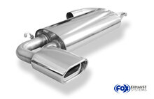 Fox Sportuitlaat Audi 80/90 Type 89 quattro dwarsgeplaatste achterdemper - 135x80 Type 53