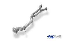Fox Sportuitlaat Vervangingspijp voor de voordemper van de Audi 80/90 Type 89 quattro (totale lengte ca. 1,6 m)
