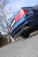 Fox Sportuitlaat BMW E31 850i achterdemper rechts/links - 2x90 type 25 rechts/links