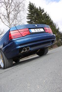 Fox Sportuitlaat BMW E31 850i achterdemper rechts/links - 2x90 type 25 rechts/links