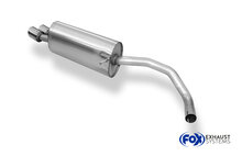 Fox Sportuitlaat Audi A1 8X achterdemper - 2x90 type 16