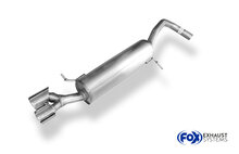 Fox Sportuitlaat Audi A1 8X achterdemper - 2x80 type 16