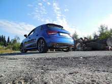 Fox Sportuitlaat Audi S1 ??quattro achterdemper, rechter/linker uitlaat - 2x90 Type 12 rechts/links