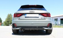 Fox Sportuitlaat Audi A1 GB 40TFSI achterdemper - 2x76 Type 25