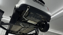 Fox Sportuitlaat Audi A2 - 1.4l 42l tank half systeem vanaf katalysator - 1x90 type 25 (bestaande uit achter- en voordemper met uitlaatpijp)