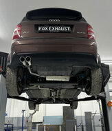 Fox Sportuitlaat Audi A2 - 1.6l half systeem vanaf katalysator - 2x80 type 16 (bestaande uit achter- en voordemper met uitlaatpijp)