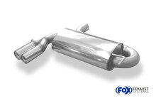 Fox Sportuitlaat Audi S3 Type 8L Achterdemper &Oslash;70mm - 2x76 Type 13