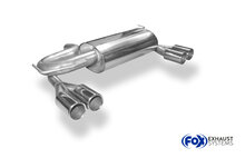 Fox Sportuitlaat Audi A3 Type 8L quattro achterdemper, rechter/linker uitlaat &Oslash; 63,5 mm - 2x76 Type 12 rechts/links