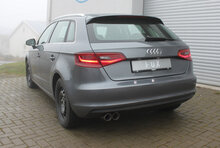 Fox Sportuitlaat Audi A3 - 8V Sportback achterdemper, enkelzijdig - 2x80 Type 25