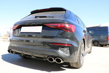 Fox Sportuitlaat Audi A3 - GY Sportback Achterdemper Rechts/Links Uitlaat - 2x115x85 Type 32 Rechts/Links Geschikt voor S3 Bumper