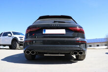 Fox Sportuitlaat Audi A3 - GY Sportback Achterdemper Rechts/Links Uitlaat - 2x115x85 Type 32 Rechts/Links Geschikt voor S3 Bumper
