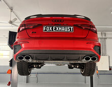 Fox Sportuitlaat Audi S3 GY - Sedan Half uitlaatsysteem van OPF met uitlaatkleppen - 2x106x71 Type 44 rechts/links