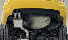 Fox Sportuitlaat Audi S4 B5 achterdemper 90 mm - 2x80 type 10 zijdelings geplaatst