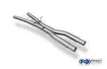 Fox Sportuitlaat Audi A4 - B6 quattro 2.5l TDI voordemper vervangingspijp &Oslash;63,5mm