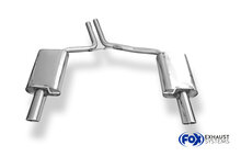Fox Sportuitlaat Audi A4 Type B7 - Cabriolet/Sedan/Avant Achterdemper Rechts/Links - 1x90 Type 17 Rechts/Links